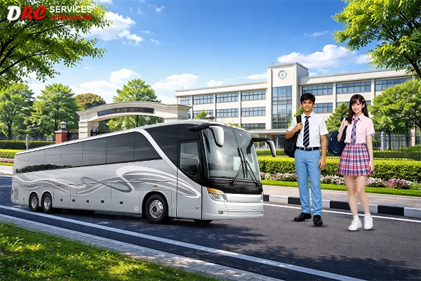 Bus on Rent for School and College Trips