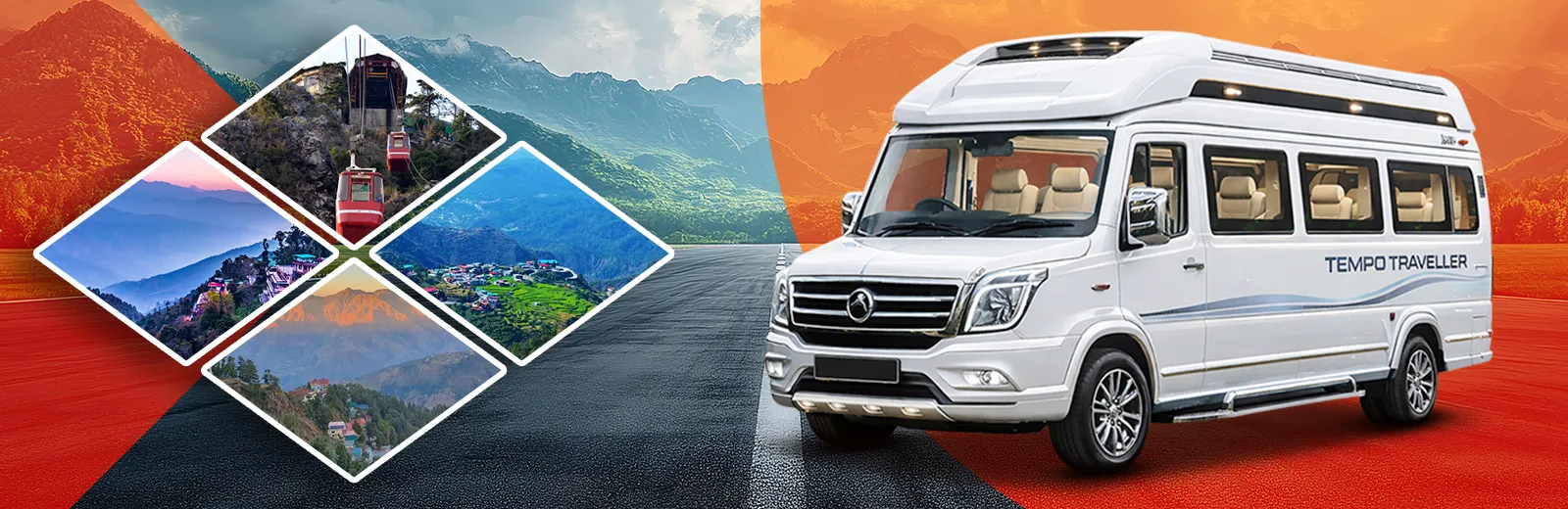 Delhi to Jim Corbett Tempo Traveller
