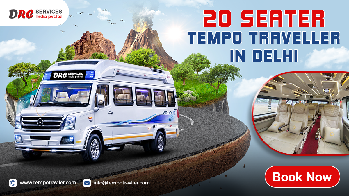20 Seater Tempo Traveller Hire in Delhi