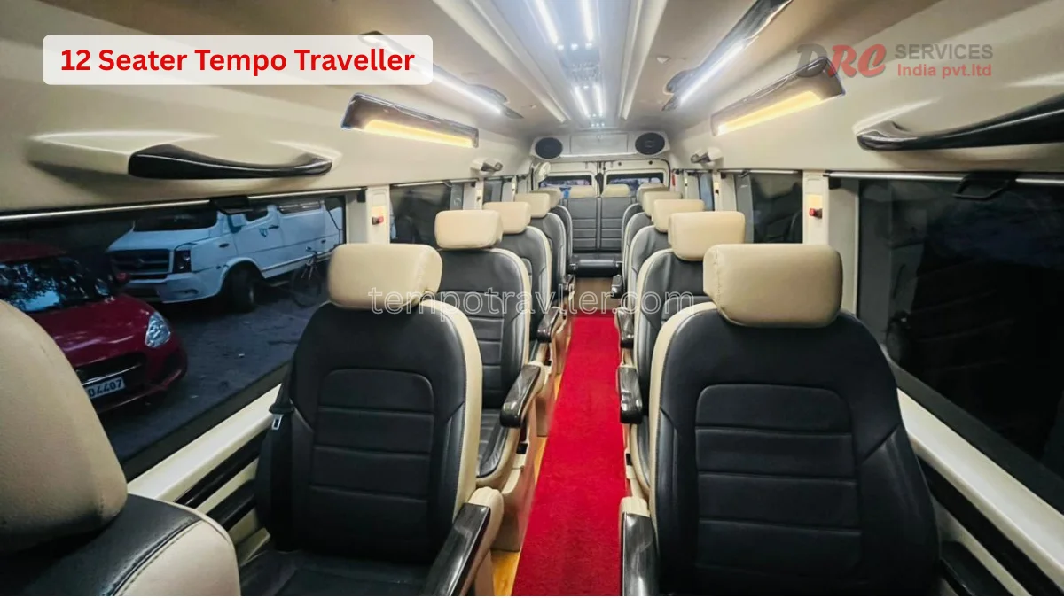 12 Seater Tempo Traveller on Rent