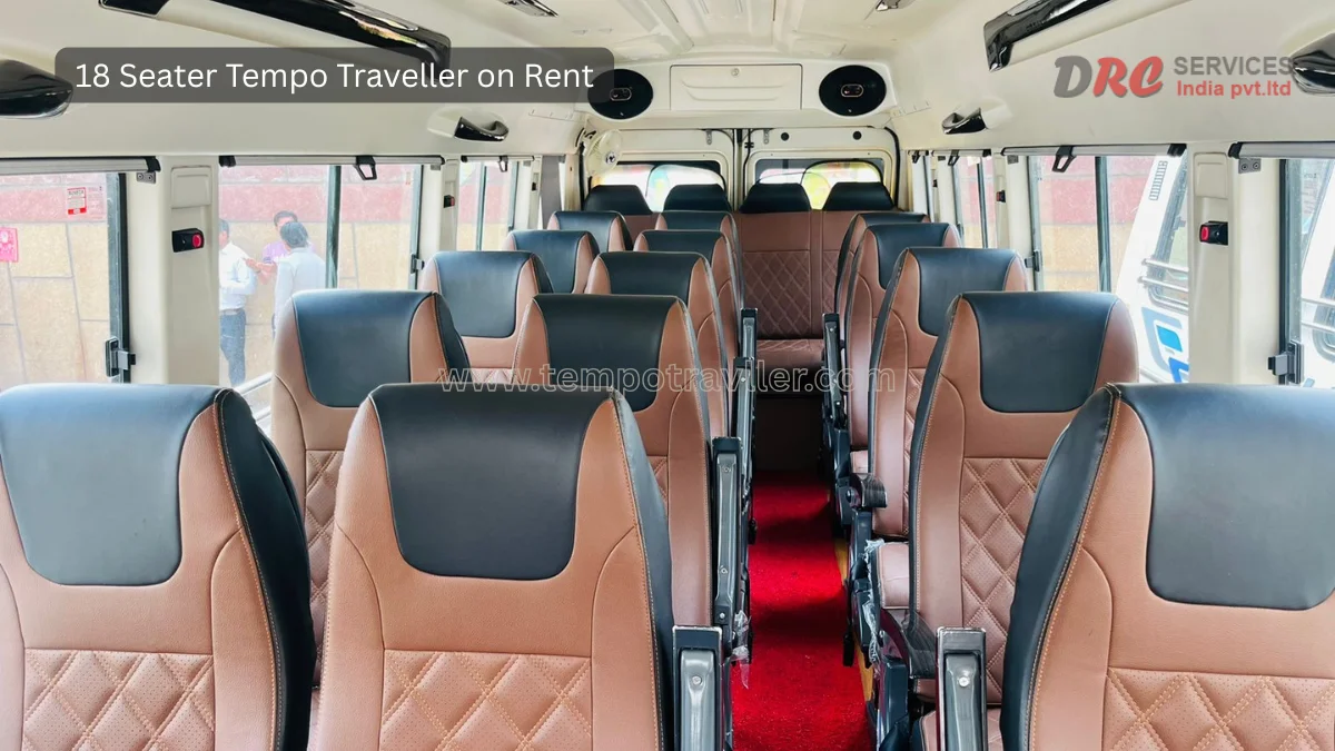 18 Seater Tempo Traveller on Rent